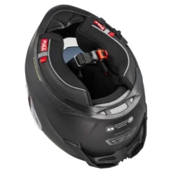 Kask integralny NZI GO RIDER STREAM DUO MATT BLACK czarny mat