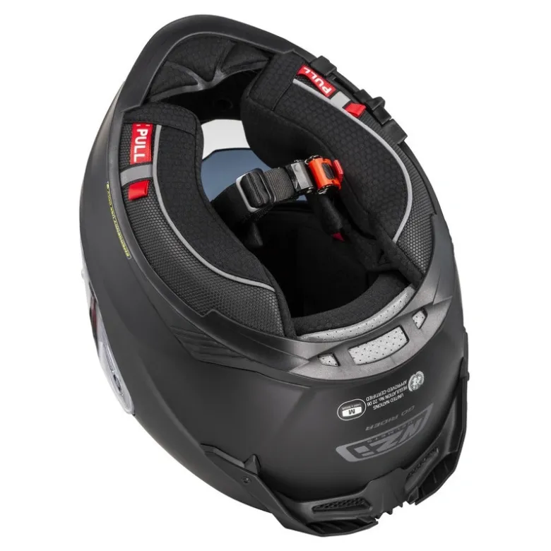 Kask integralny NZI GO RIDER STREAM DUO MATT BLACK czarny mat
