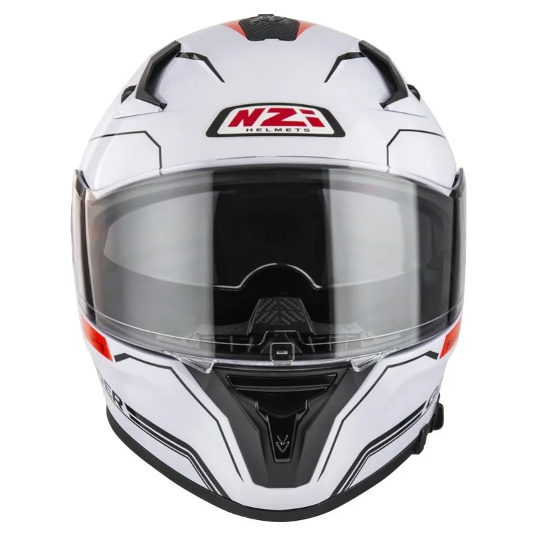 Kask integralny NZI GO RIDER STREAM DUO SOLID WHITE biały