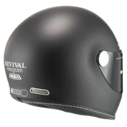 Kask integralny NZI REVIVAL MATT BLACK czarny mat