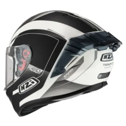 Kask integralny NZI TRENDY ELEGANCE WHITE BLACK TINTED MATT biały czarny