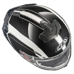 Kask integralny NZI TRENDY ELEGANCE WHITE BLACK TINTED MATT biały czarny