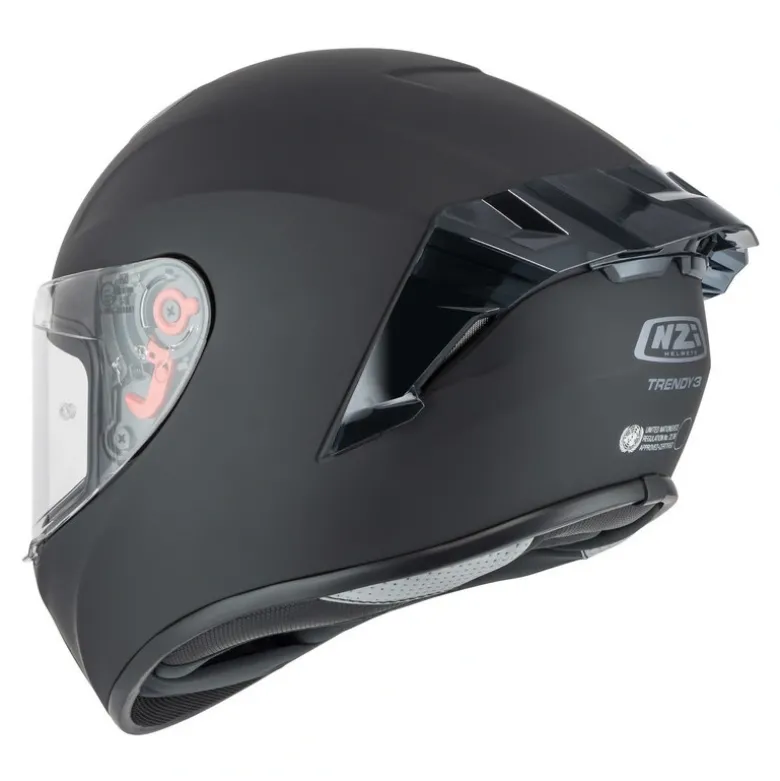 Kask integralny NZI TRENDY MATT BLACK czarny mat