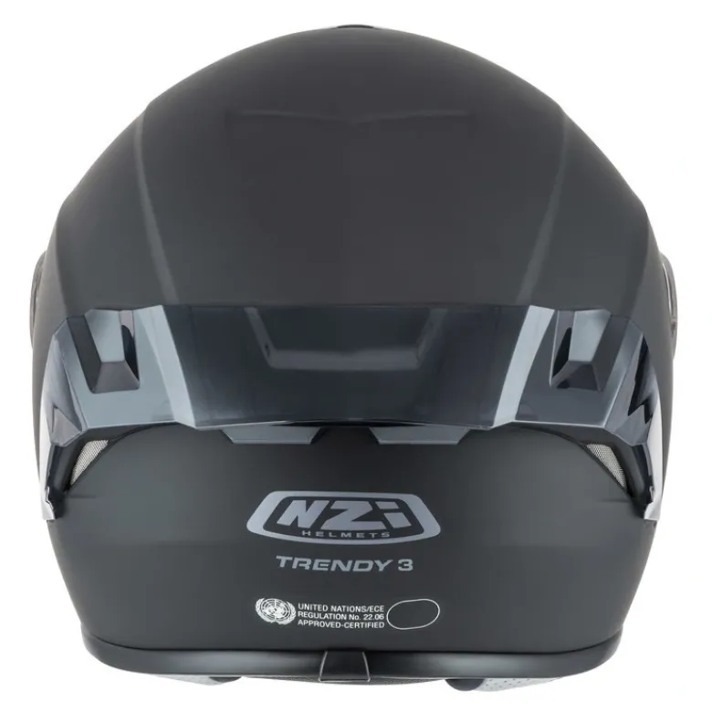 Kask integralny NZI TRENDY MATT BLACK czarny mat