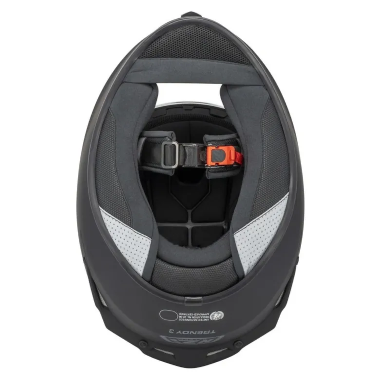 Kask integralny NZI TRENDY MATT BLACK czarny mat