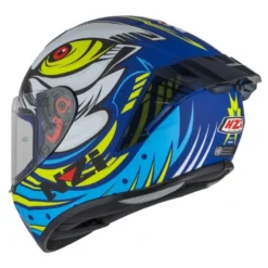 Kask integralny NZI TRENDY OCELO BLUE WHITE SKY BLUE MATT biały niebieski