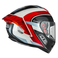 Kask integralny NZI TRENDY RAPID WHITE RED BLUE RED biały czerwony niebieski