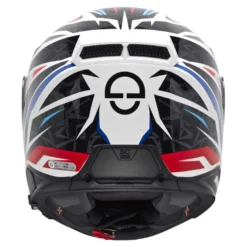 Kask integralny SCHUBERTH S3 ECE THUNDER BLUE biały niebieski czerwony