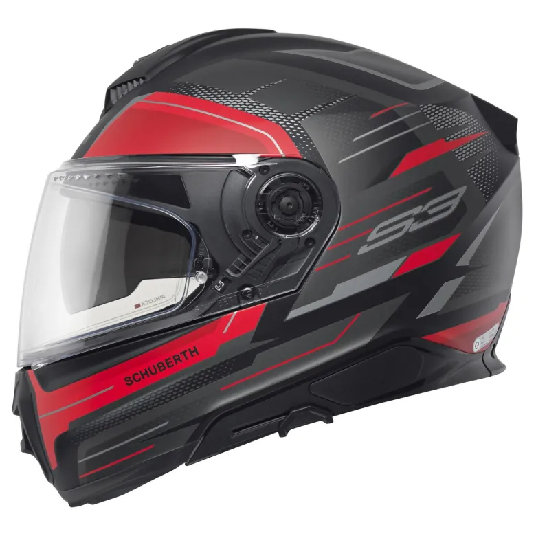 Kask integralny SCHUBERTH S3 ECE APEX ANTHRACITE czarny szary czerwony