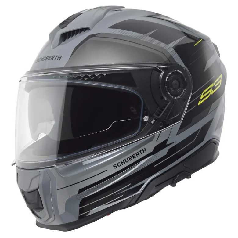 Kask integralny SCHUBERTH S3 ECE APEX GREY szary czarny żółty fluo