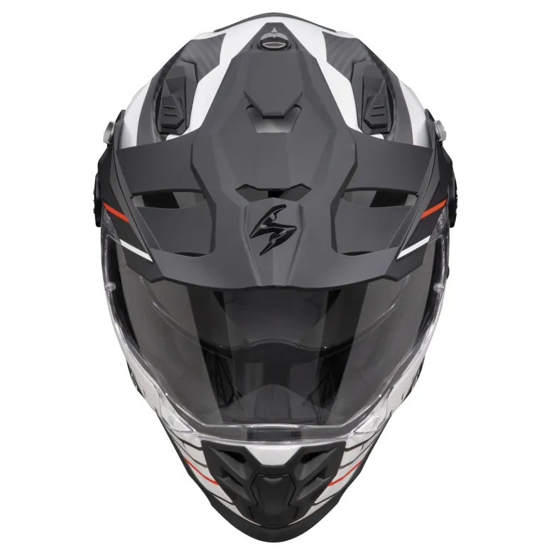 Kask integralny SCORPION ADF-9000 AIR FEAT MATT WHITE/BLACK/RED biały czarny czerwony