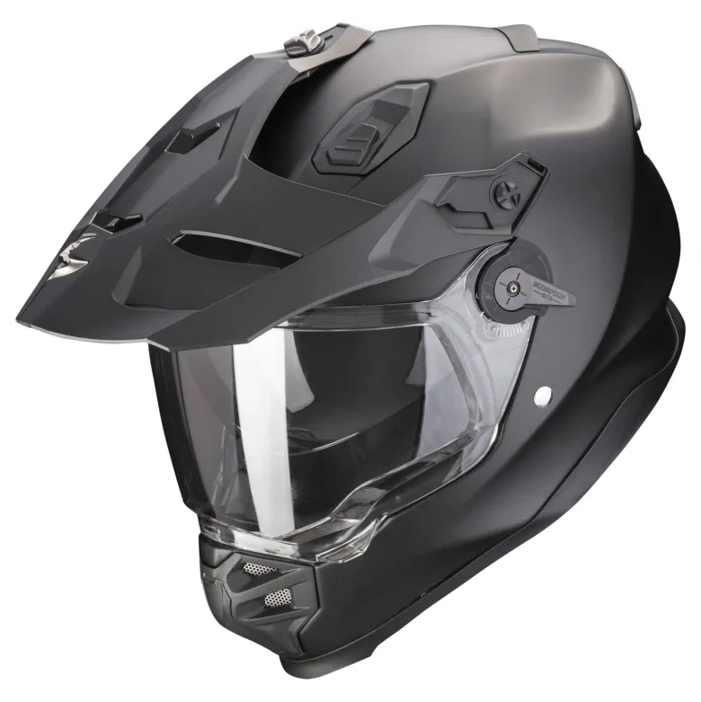 Kask integralny SCORPION ADF-9000 AIR SOLID MATT PEARL BLACK czarny mat