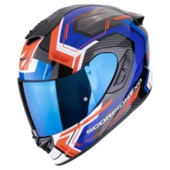 Kask integralny SCORPION EXO-1400 EVO II AIR LINART BLACK/BLUE/RED czarny niebieski czerwony