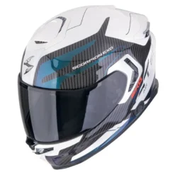 Kask integralny SCORPION EXO-GT SP AIR FLEX WHITE/CHAMELEON biały czarny niebieski fioletowy