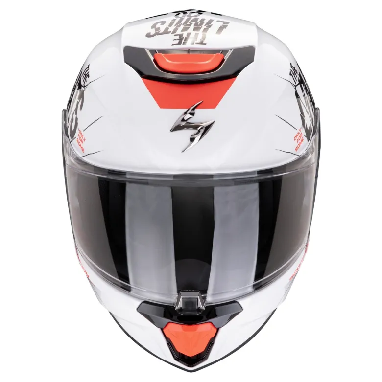 Kask integralny SCORPION EXO-JNR BOUM WHITE/BLACK biały czarny