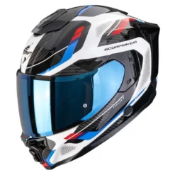 Kask integralny SCORPION EXO-1500 AIR SLEEK WHITE/RED/BLUE biały czerwony niebieski