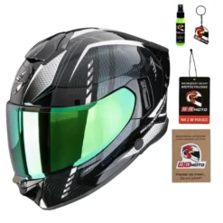 Kask integralny SCORPION EXO-530 AIR THERAS BLACK/CHAMELEON/WHITE czarny fioletowy biały