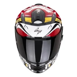 Kask integralny SCORPION EXO 491 PIRATE RED czerwony biały