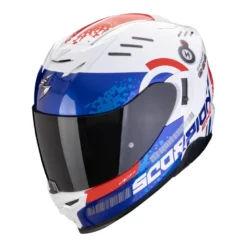 Kask integralny SCORPION EXO-520 EVO AIR TITAN WHITE/BLUE/RED biały niebieski czerwony