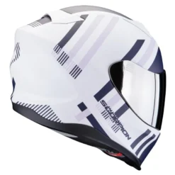 Kask integralny SCORPION EXO-520 EVO AIR BANSHEE MATT WHITE/BLUE/PURPLE biały niebieski fioletowy