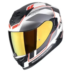 Kask integralny SCORPION EXO-520 EVO AIR LENA WHITE/SILVER/RED biały srebrny czerwony