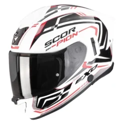 Kask integralny SCORPION EXO-530 AIR SLOPE WHITE/BLACK/RED biały czarny czerwony
