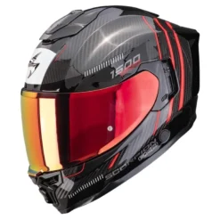 Kask integralny SCORPION EXO-1500 CARBON AIR ZITY BLACK/RED czarny czerwony