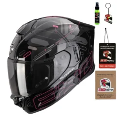 Kask integralny SCORPION EXO-530 AIR FOND BLACK/PINK czarny różowy