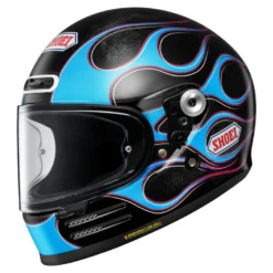Kask integralny SHOEI GLAMSTER06 BLAST TC-2 czarny niebieski