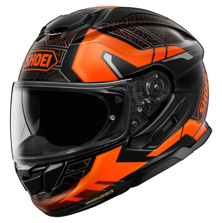 Kask integralny SHOEI GT-AIR 3 HIKE TC-8 czarny pomarańczowy