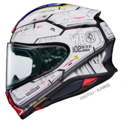 Kask integralny SHOEI NXR2 GUNDAM TC-10 biały czerwony niebieski