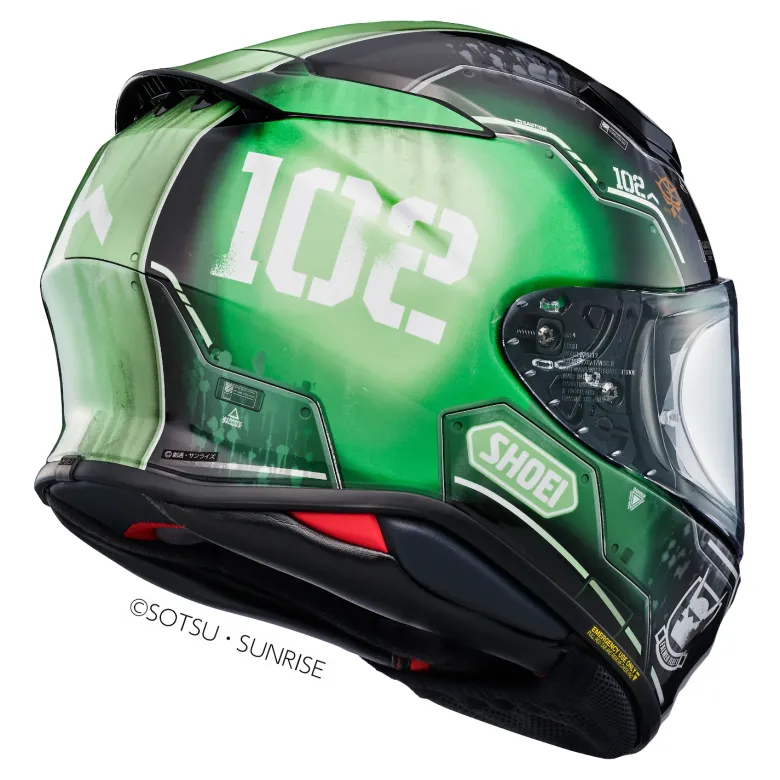 Kask integralny SHOEI NXR2 ZAKU II TC-4 zielony czarny