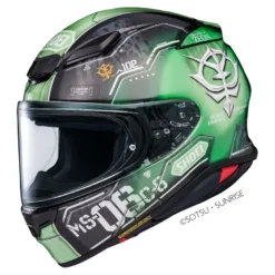 Kask integralny SHOEI NXR2 ZAKU II TC-4 zielony czarny