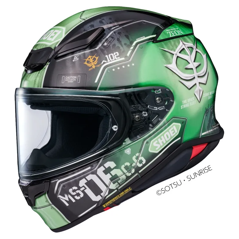 Kask integralny SHOEI NXR2 ZAKU II TC-4 zielony czarny