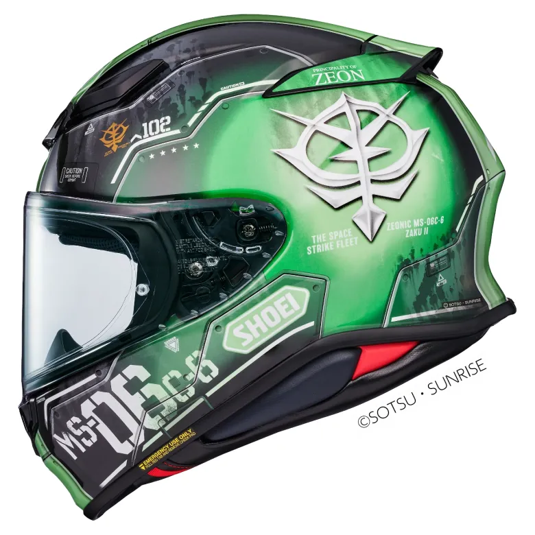 Kask integralny SHOEI NXR2 ZAKU II TC-4 zielony czarny