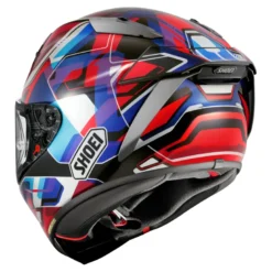 Kask integralny SHOEI X-SPR PRO VALION TC-10 czerwony niebieski biały fioletowy