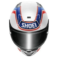 Kask integralny SHOEI X-SPR PRO GARDNER TC-2 biały czerwony niebieski