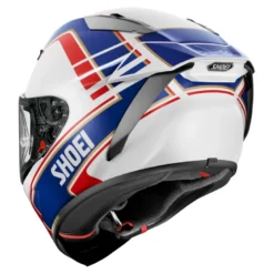 Kask integralny SHOEI X-SPR PRO GARDNER TC-2 biały czerwony niebieski