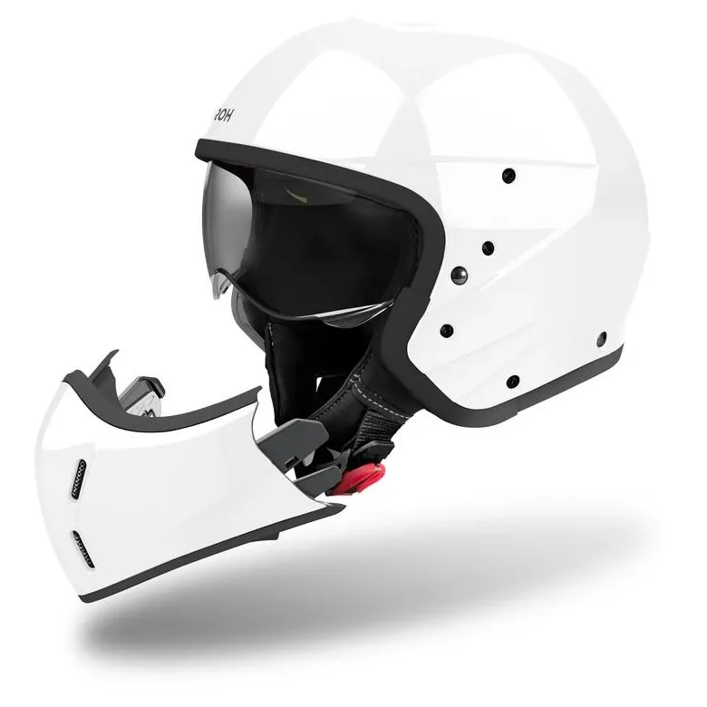 Kask modułowy AIROH J110 COLOR WHITE GLOSS biały