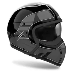 Kask modułowy AIROH J110 RASTER DARK GREY GLOSS czarny szary