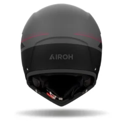Kask modułowy AIROH J110 SLIM RED MATT czerwony szary czarny