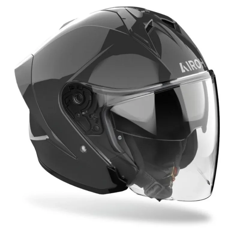 Kask otwarty AIROH H21 COLOR DARK GREY GLOSS szary