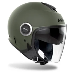 Kask otwarty AIROH HELYOS COLOR MILITARY GREEN MATT zielony