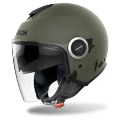 Kask otwarty AIROH HELYOS COLOR MILITARY GREEN MATT zielony