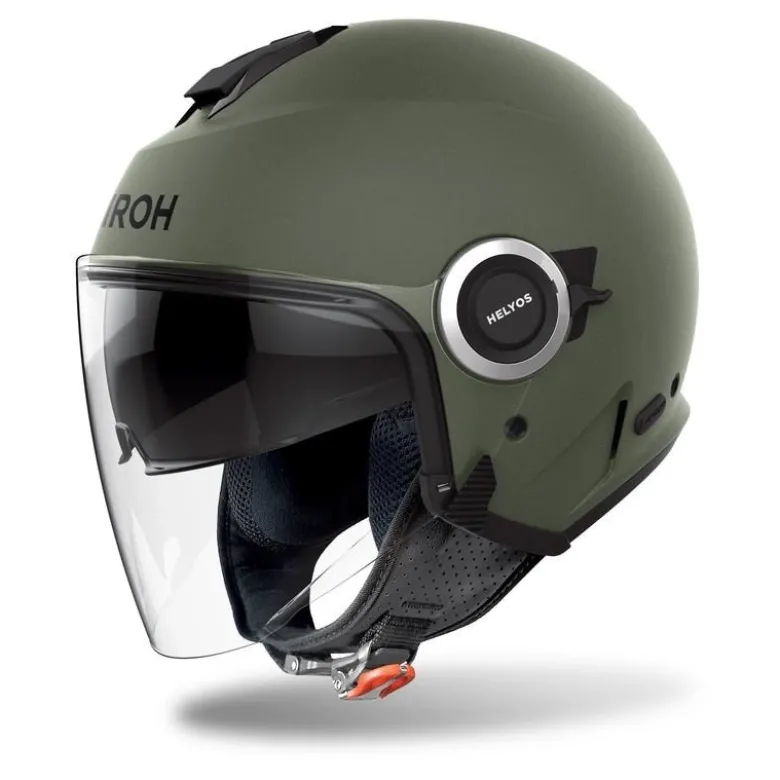 Kask otwarty AIROH HELYOS COLOR MILITARY GREEN MATT zielony