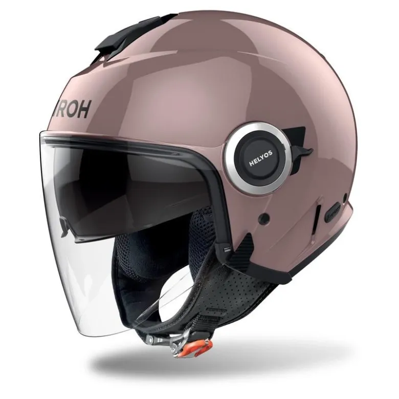 Kask otwarty AIROH HELYOS COLOR METALLIC ROSE różowy