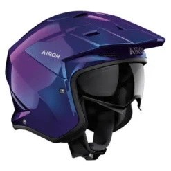 Kask otwarty AIROH KOMBAKT SHIMMER GLOSS fioletowy niebieski