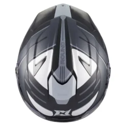 Kask otwarty AXXIS BLAZER SV ROUND B2 MATT czarny szary biały