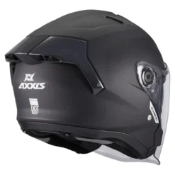 Kask otwarty AXXIS BLAZER SV SOLID A1 MATT BLACK czarny mat