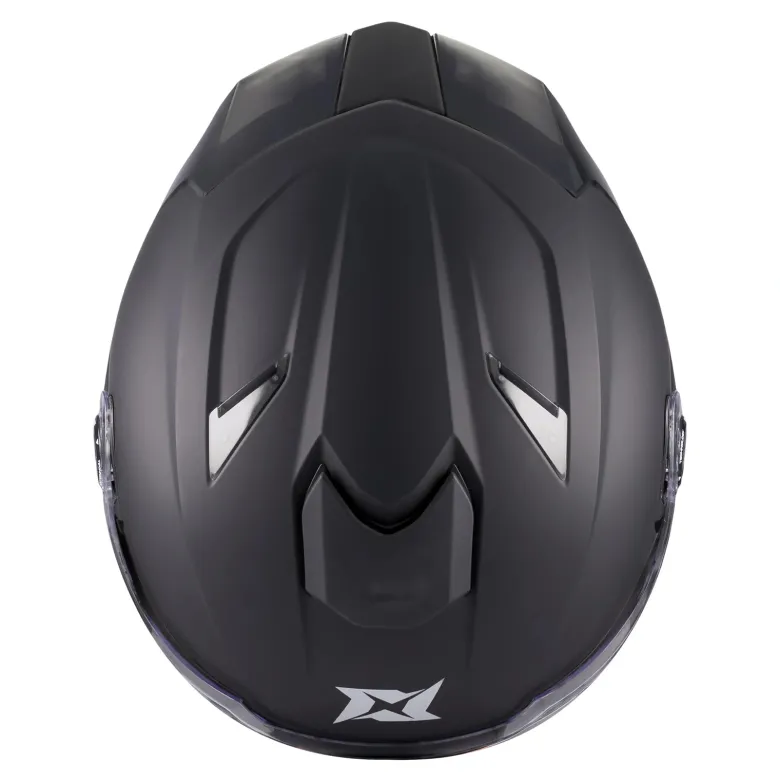 Kask otwarty AXXIS BLAZER SV SOLID A1 MATT BLACK czarny mat